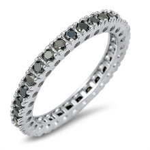 Load image into Gallery viewer, Lhr1051049 Sterling Silver Stackable Ring Round Pink Cz Available in 6 Assorted Colors