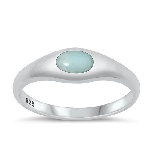 Lhr1317089 Sterling Silver Ring Larimar Stone ,Amethyst,Moon stone ,Tiger Eye