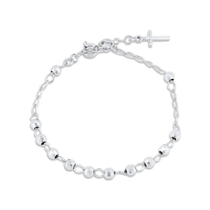 Lhb000049 Sterling Silver Cross Bracelet