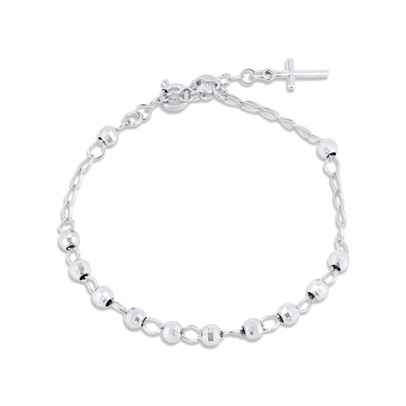 Lhb000049 Sterling Silver Cross Bracelet