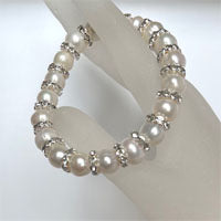 Lhfb1098 Real Cultured Pearl Bracelet Stretch *Minimum order 6 PCS