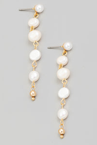 Lhe08689 Fashion Earring Pearl Dangle