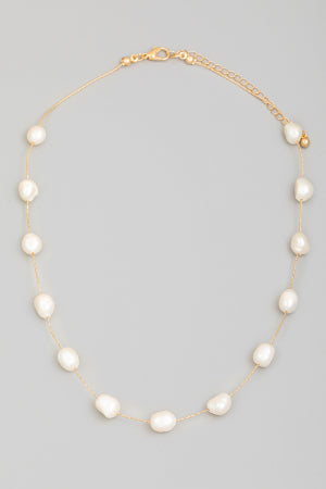 Lhn46339S Fashion Necklace Pearl