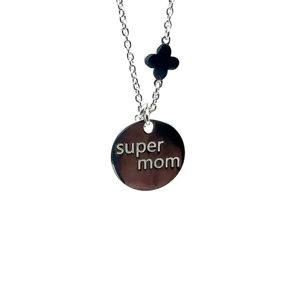 Lhp0179S Sterling Silver Mom Necklace