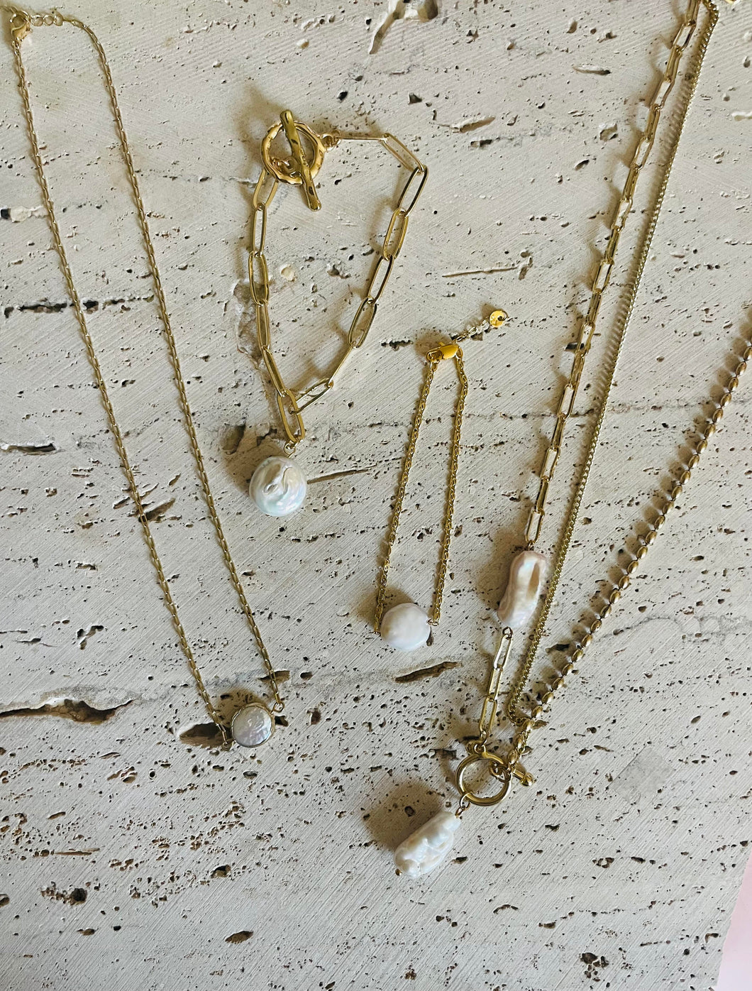 Lhset8978 Fashion Pearl Collection 4 Items