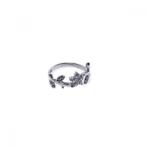 Lhr00047 Sterling Silver Flower ring