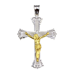 Lhn000047G Sterling Silver Men's Cross