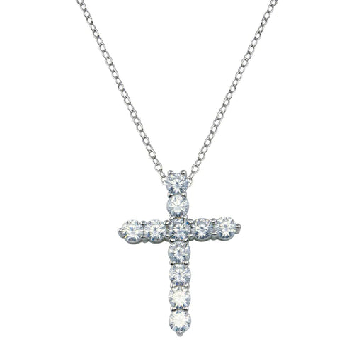 Lhp3105229 Sterling Silver Cz Cross