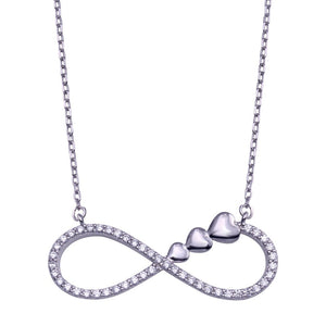 Lhn00177 Sterling Silver Infinity necklace