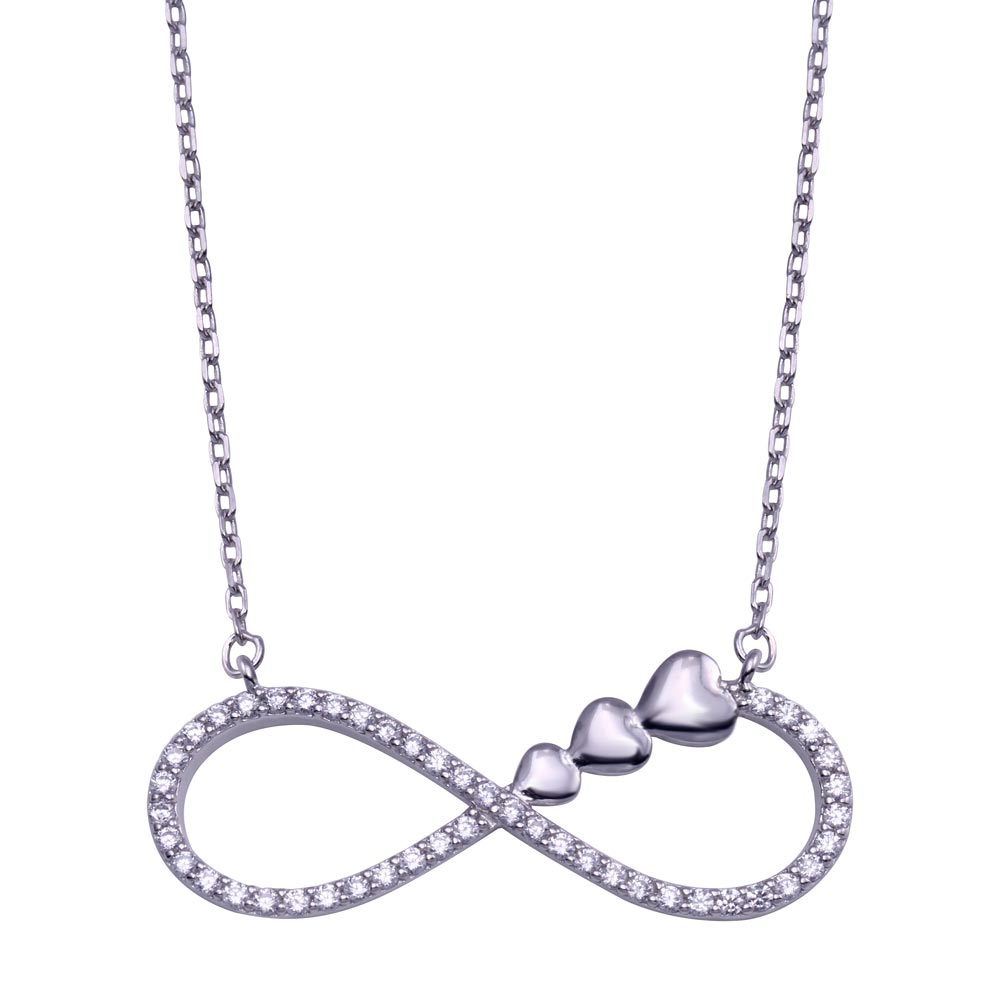 Lhn00177 Sterling Silver Infinity necklace