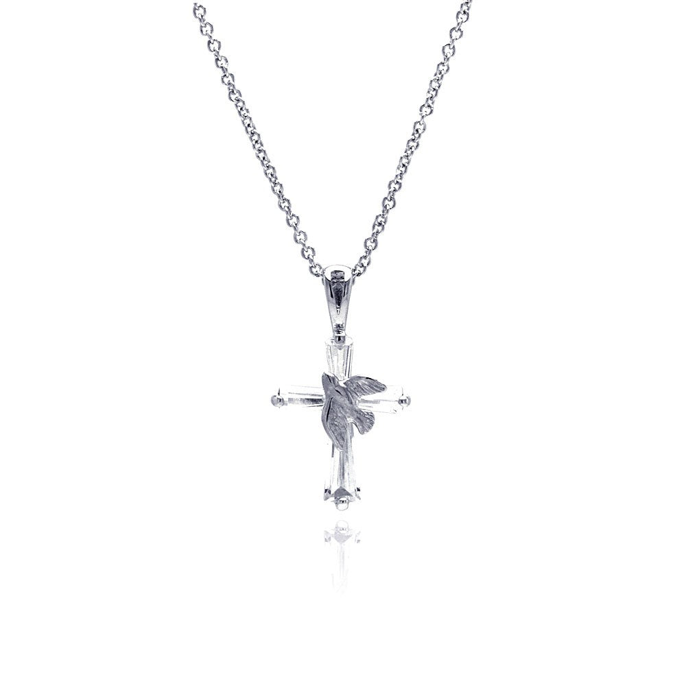 Lhp0013 Sterling silver Cross With Dove