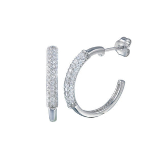 Lhe00667 Sterling Silver Hoop Earring