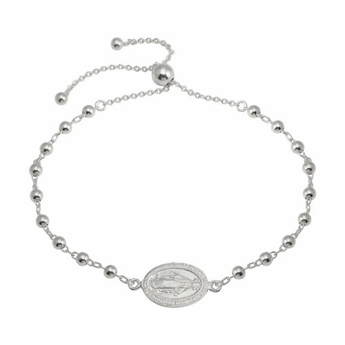 Lhb00080S* Sterling Silver Religious Bracelet
