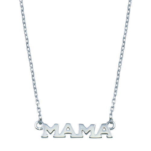 Lhp01397 Sterling Silver Mama Necklace
