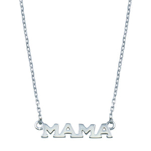 Lhp01397 Sterling Silver Mama Necklace