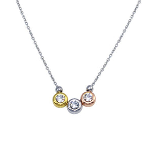 Lhn023 Sterling silver charm necklace