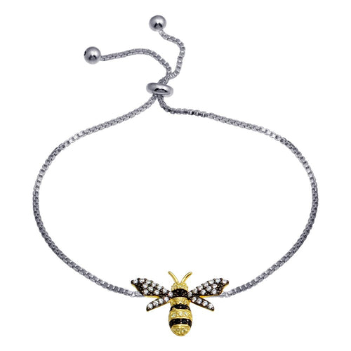 Lhb0344S Sterling silver Bee Bracelet