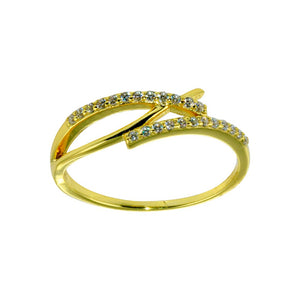 Lhr01120 Sterling Silver Gold Plated Ring