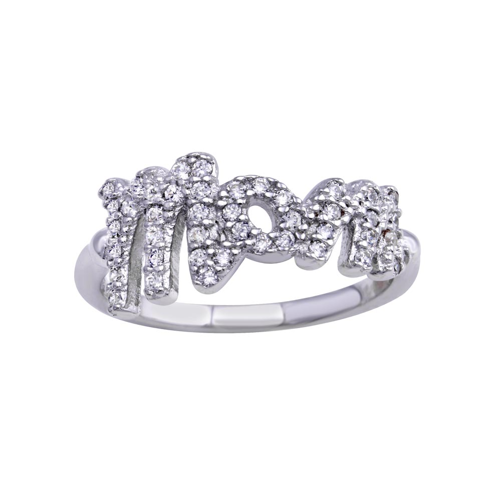 Lhr1301 Sterling Silver Mom Ring