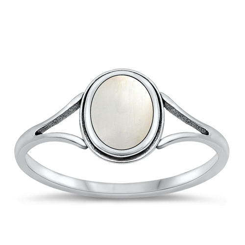 Lhr1315119Mop Sterling Silver Ring Mother of Pearl