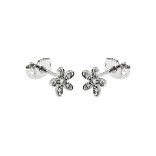 Lhe00251B Sterling Silver small Flower earring