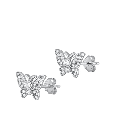 Lhe414469 Sterling Silver Earring Butterfly