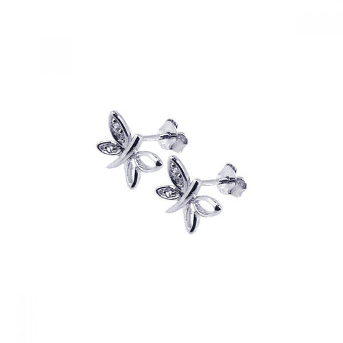 Lhe00457 Sterling Silver Dragonfly  earring