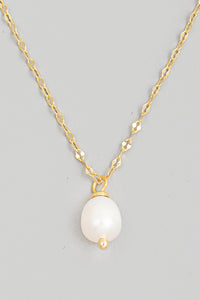 Lhn933769 Fashion Necklace Gold Chain Pearl Drop