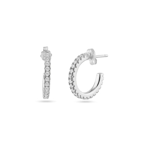 Lhe013509* Sterling Silver Hoop Earring 16mm