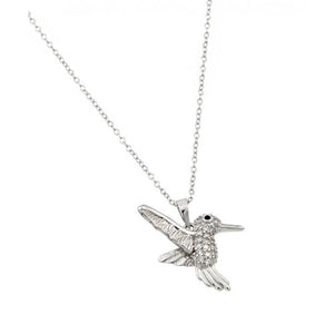 LHP0994 Sterling silver humming bird