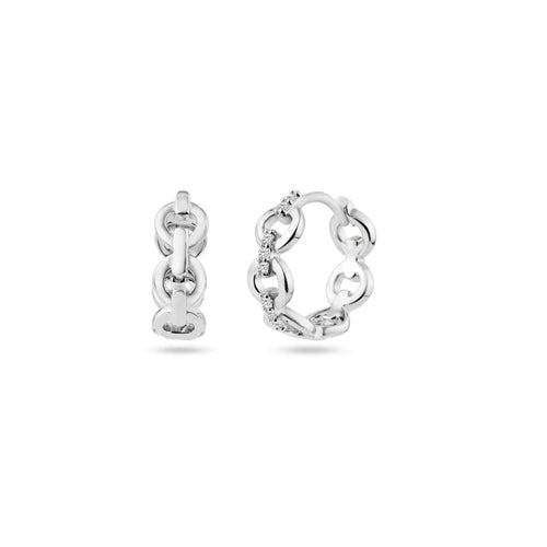 Lhe01353 Sterling Silver Huggie  Earring