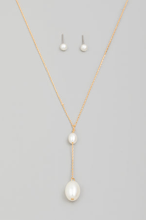 Lhn42579 Fashion Necklace Pearl Y