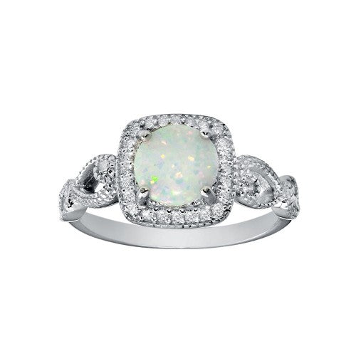 lhr1291 Opal square round ring