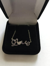 Load image into Gallery viewer, Lhp01384S Sterling Silver Love and Hear necklace